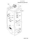 Схема №2 MSZ 826 DF/HA 57219 с изображением Часть корпуса для холодильника Whirlpool 480132100578