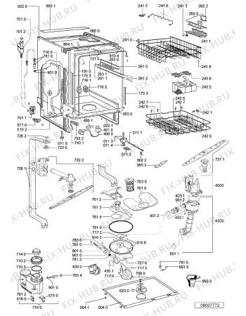 Схема №1 GSI 5570/1 IN с изображением Обшивка для посудомоечной машины Whirlpool 480140101707