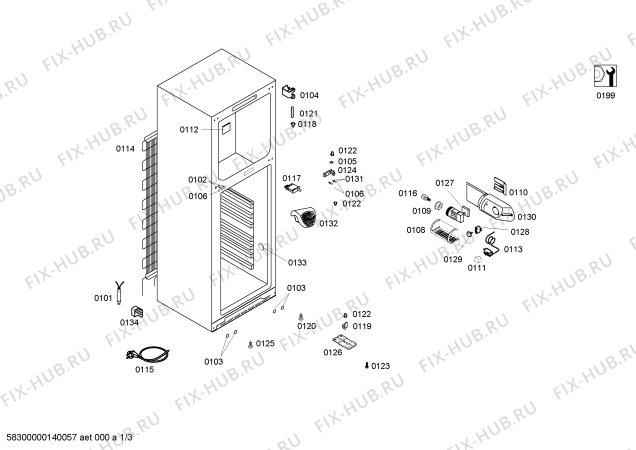 Схема №2 KD29VX43 с изображением Конденсатор для холодильника Bosch 00248237