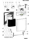 Схема №1 SDW85AC (F040661) с изображением Сенсорная панель для посудомойки Indesit C00259000