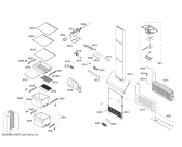 Схема №1 KAD62V401 Bosch с изображением Крышка для холодильной камеры Bosch 00672958