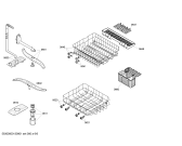 Схема №1 VVD64N03EU с изображением Набор кнопок для посудомоечной машины Bosch 00609212