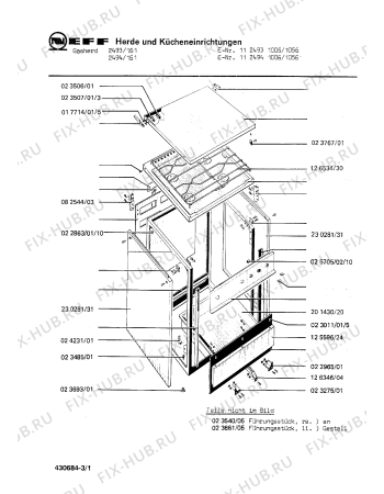 Схема №1 1124441402 2444/12NECSM с изображением Термоэлемент для духового шкафа Bosch 00125828