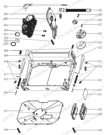 Взрыв-схема посудомоечной машины Gorenje GI63315X (481570, PMS60I) - Схема узла 04