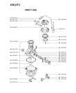 Схема №1 F9934270(0) с изображением Уплотнение для электрокофеварки Krups MS-0052602