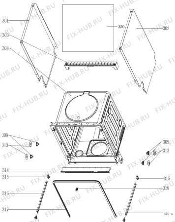 Взрыв-схема посудомоечной машины Gorenje GI51210X (469419) - Схема узла 03