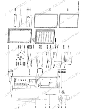 Схема №1 ART6502A1 (F090489) с изображением Наставление для холодильной камеры Indesit C00356783