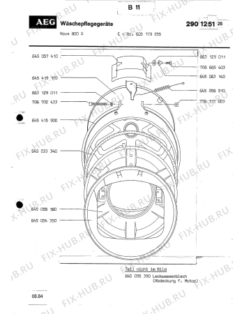 Взрыв-схема посудомоечной машины Aeg LAVNOVA 800 S - Схема узла Section4