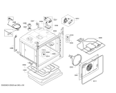 Схема №1 B14P42N0 с изображением Панель управления для электропечи Bosch 00669185