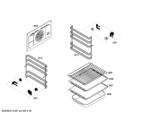 Схема №1 HSV74D050T с изображением Ручка переключателя для духового шкафа Bosch 00602749