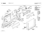 Схема №1 SMS5021 с изображением Боковая часть корпуса для посудомоечной машины Bosch 00204189