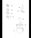Схема №1 KR 650P с изображением Корпусная деталь для кухонного измельчителя DELONGHI MA1085