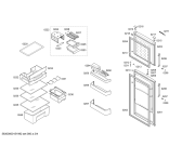 Схема №1 KDN30X45 с изображением Дверь для холодильной камеры Bosch 00710690