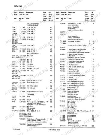 Взрыв-схема аудиотехники Siemens RM7356 - Схема узла 02