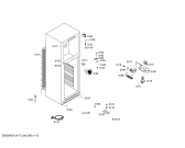 Схема №1 KD42VX10 с изображением Дверь для холодильной камеры Siemens 00245331