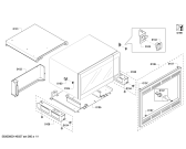 Схема №1 MCT27JS с изображением Рамка для плиты (духовки) Bosch 00742539