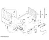 Схема №1 SCE63M05GB с изображением Передняя панель для посудомоечной машины Bosch 00700189