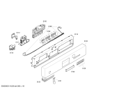 Схема №1 S44M55N1EU с изображением Передняя панель для посудомоечной машины Bosch 00445711