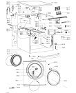 Схема №1 WA UNIQ 814 AAA BK с изображением Модуль (плата) для стиральной машины Whirlpool 481010370899