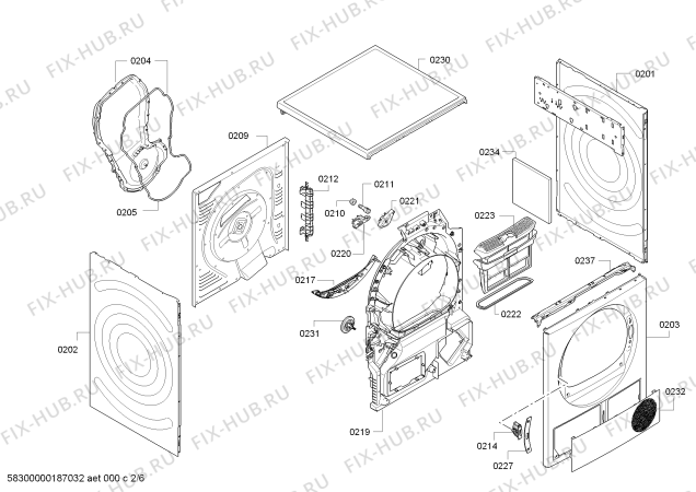 Схема №2 WTW85478IT selfCleaning Condenser с изображением Панель управления для электросушки Bosch 11013197