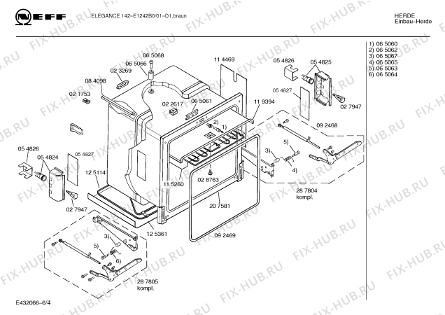 Схема №1 E1252W1 ELEGANCE 155 с изображением Мотор вентилятора для духового шкафа Bosch 00088115