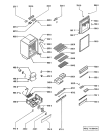 Схема №1 ARG597-K/G ARG 597/K/G/WP с изображением Дверца для холодильника Whirlpool 481944229941