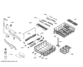 Схема №1 SGI58M06CH с изображением Передняя панель для посудомоечной машины Bosch 00660901