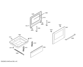 Схема №1 HSN340020E с изображением Панель управления для плиты (духовки) Bosch 00449892