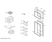 Схема №1 KDV33V13 с изображением Дверь для холодильника Bosch 00246877