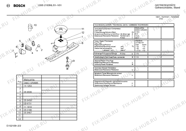 Взрыв-схема холодильника Bosch GSS2193NL - Схема узла 02