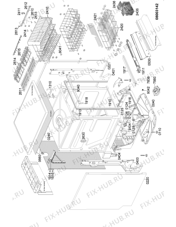 Схема №1 GCX 5582 с изображением Всякое для посудомоечной машины Whirlpool 481290508299