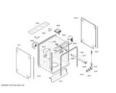 Схема №1 DIS6505 с изображением Панель управления для посудомойки Bosch 00445492