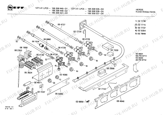 Схема №2 E3132W0 JOKER 335 CLOU с изображением Крышка для духового шкафа Bosch 00114247