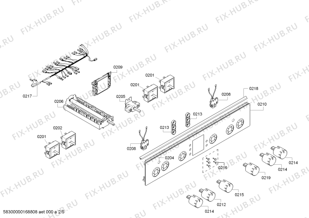 Схема №1 HR745220F с изображением Изоляция для электропечи Bosch 00676510
