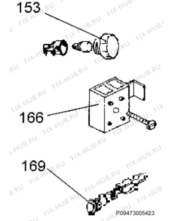 Взрыв-схема плиты (духовки) Arthur Martin BU8806W - Схема узла Section 8