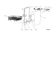 Схема №1 DWFA141202 (F081924) с изображением Шланг (трубка) для электропосудомоечной машины Indesit C00294485