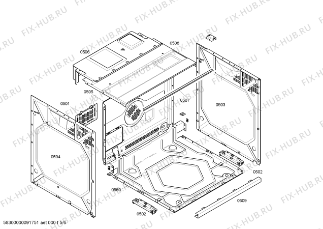 Схема №1 HB880270 с изображением Панель управления для духового шкафа Siemens 00662778