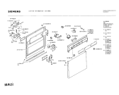 Схема №2 SN130035 с изображением Внешняя дверь для посудомоечной машины Siemens 00202255