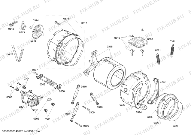 Схема №1 WAS20460SG с изображением Панель управления для стиралки Bosch 00701544