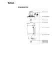 Схема №1 DO546838/700 с изображением Крышка чаши для электрокомбайна Tefal MS-8030000167