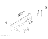 Схема №1 SN24E211IL made in Germany с изображением Передняя панель для электропосудомоечной машины Siemens 00708780