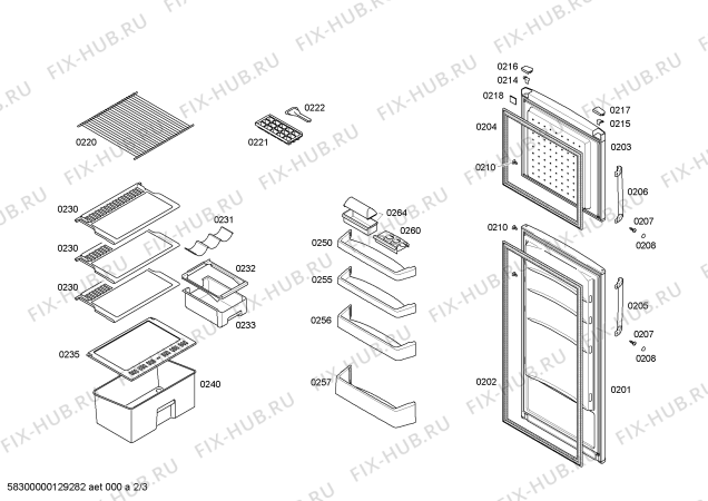 Схема №1 KD32VV70 с изображением Петля двери для холодильной камеры Bosch 00609710