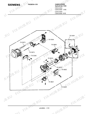 Схема №1 FA292G4 с изображением Модуль для плиты (духовки) Siemens 00795603