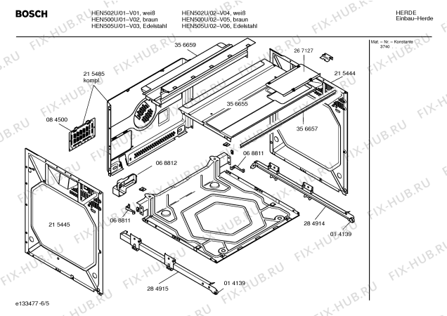 Схема №1 HBN2621 с изображением Ручка двери для электропечи Bosch 00357483