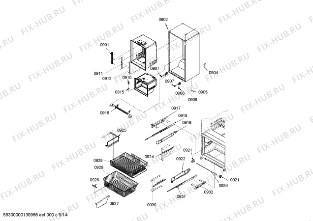 Схема №3 RY495300 с изображением Декоративная планка для холодильной камеры Bosch 00246762