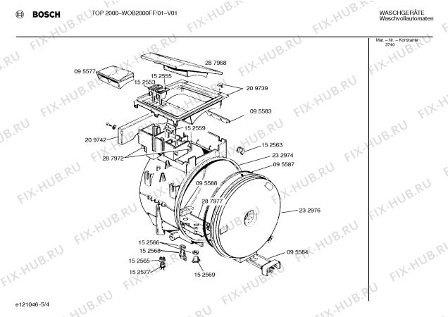 Схема №1 CV40800IL CV4080 с изображением Нагревательный элемент для стиралки Siemens 00095584