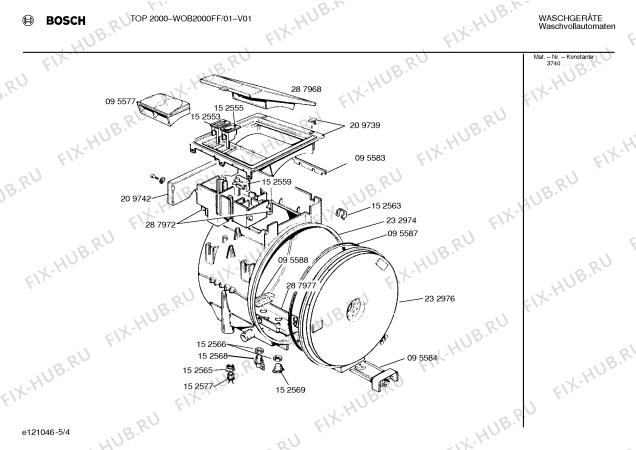 Схема №1 CV40800IL CV4080 с изображением Противовес для стиральной машины Siemens 00209742