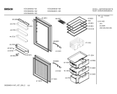Схема №3 KGV33640 с изображением Дверь морозильной камеры для холодильника Bosch 00474921