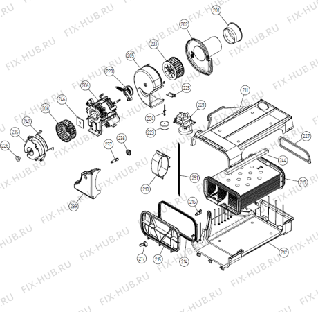 Взрыв-схема стиральной машины Asko T712C AU   -Titanium (336840, TD25.2) - Схема узла 02