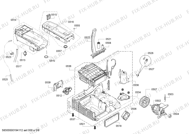 Схема №1 WTW8546XTR Serie 6 SelfCleaning Condenser с изображением Силовой модуль запрограммированный для сушильной машины Bosch 10003221